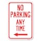 Signmission No Parking Anytime with Left Arrow Heavy-Gauge Aluminum Sign, 12" x 18", A-1218-23776 A-1218-23776 - alternate 1